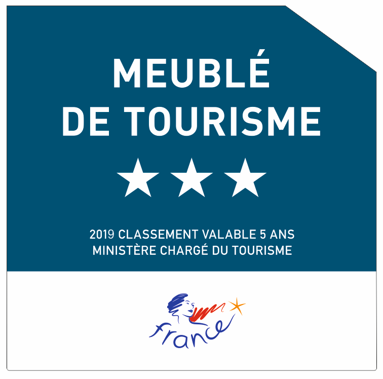 logo du meublé de tourisme 3 étoiles